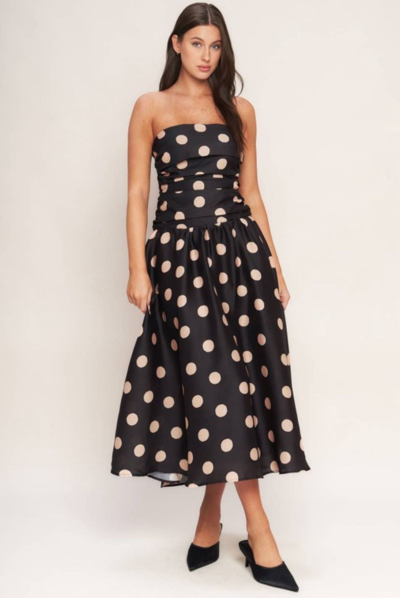 Viviana Polka Dot Dress