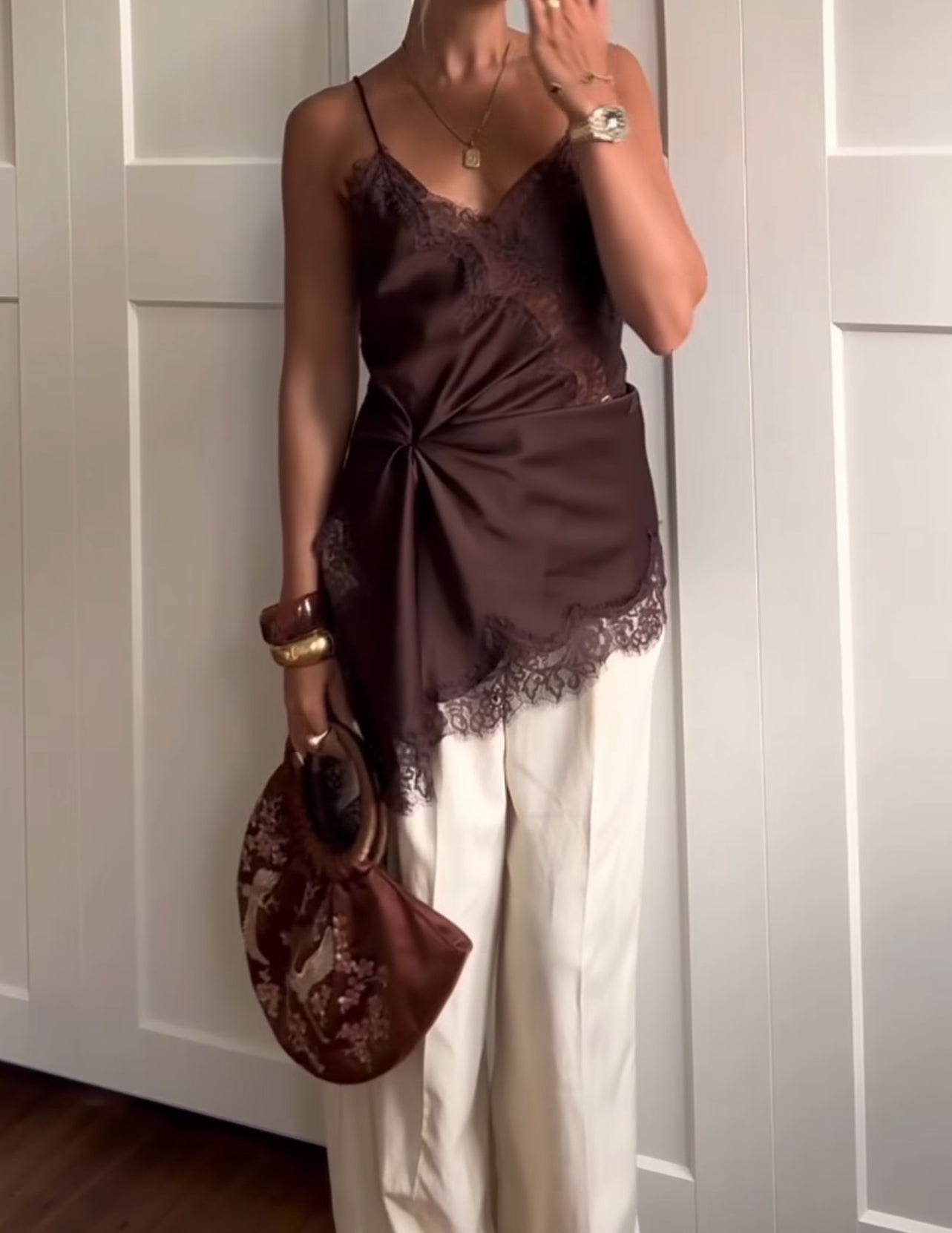 Nora Italian Satin Dress