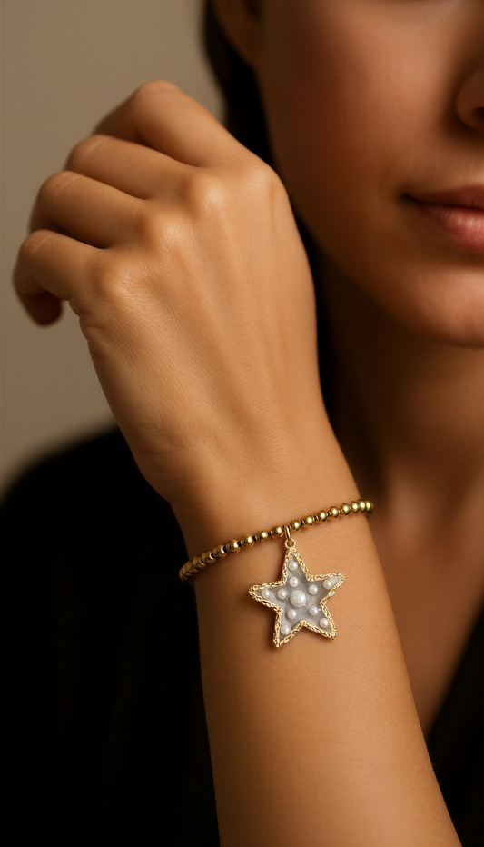 Star Small Bead  Bracelet