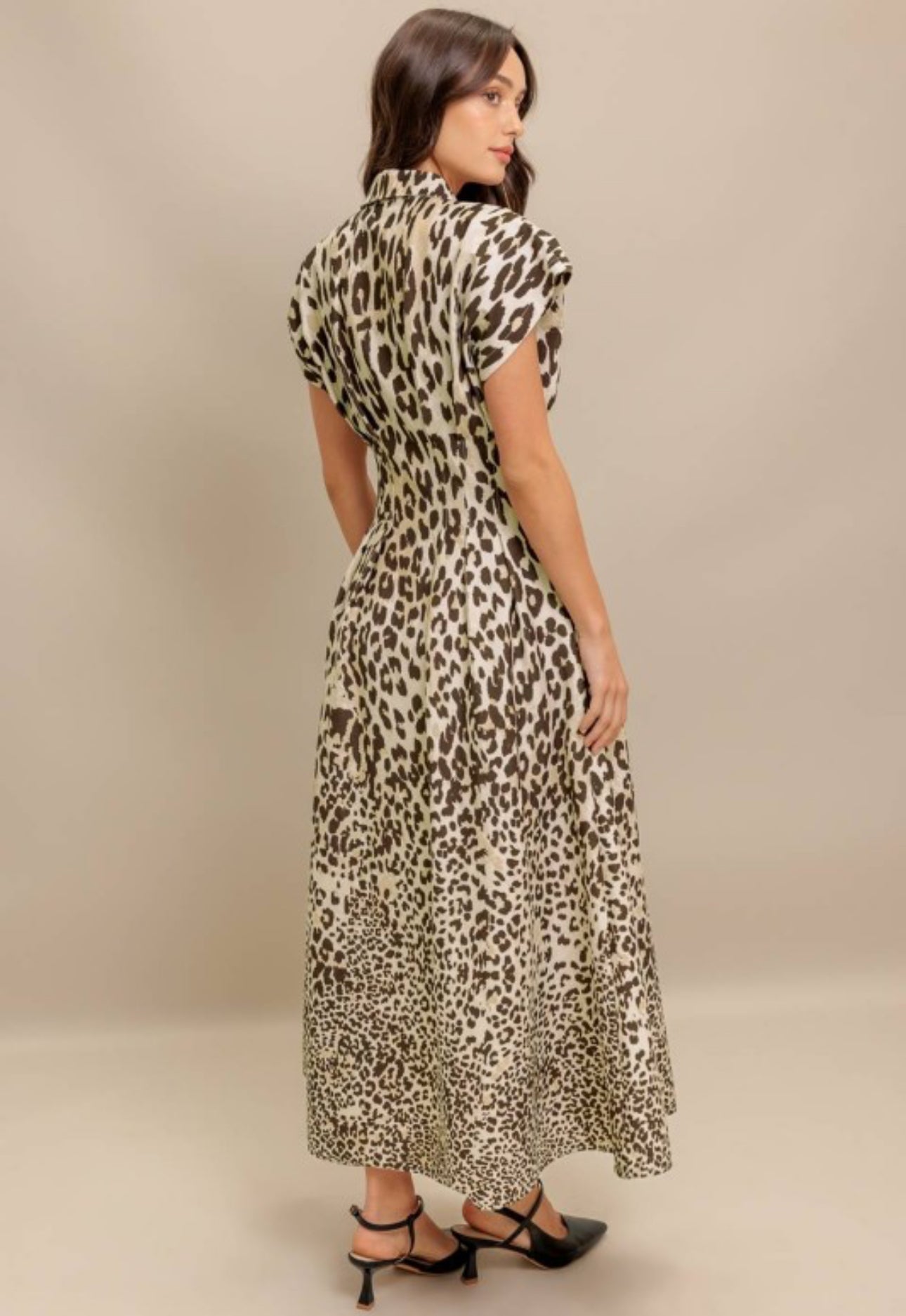 Vivian Printed Midi Dress